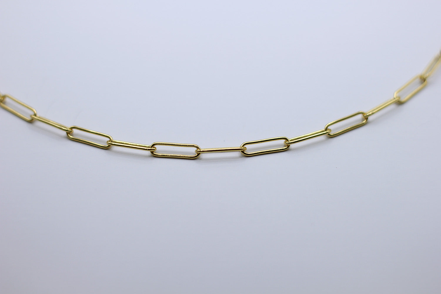 Paperclip Gold Thick Chain