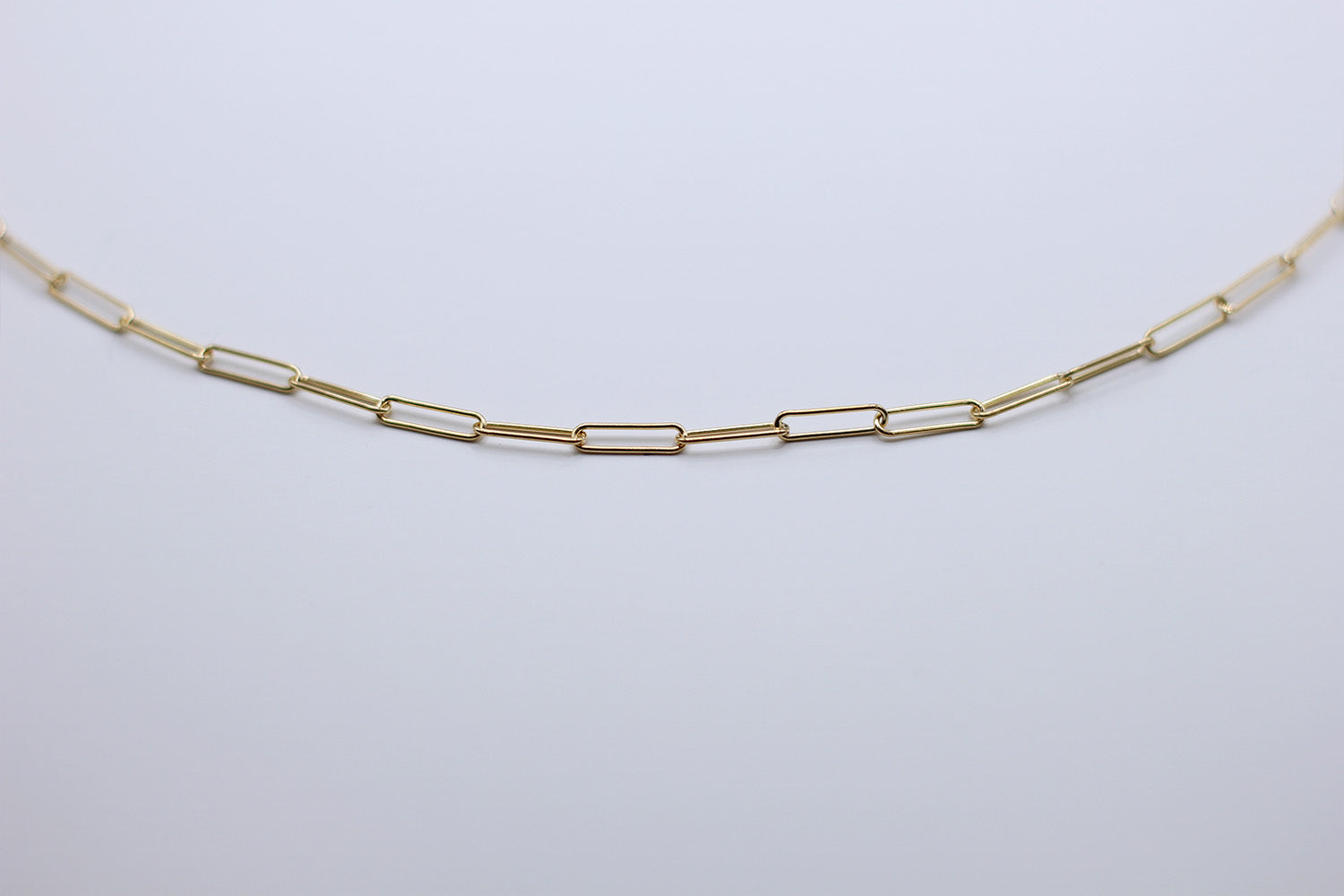 Paperclip Thin Thick Chain